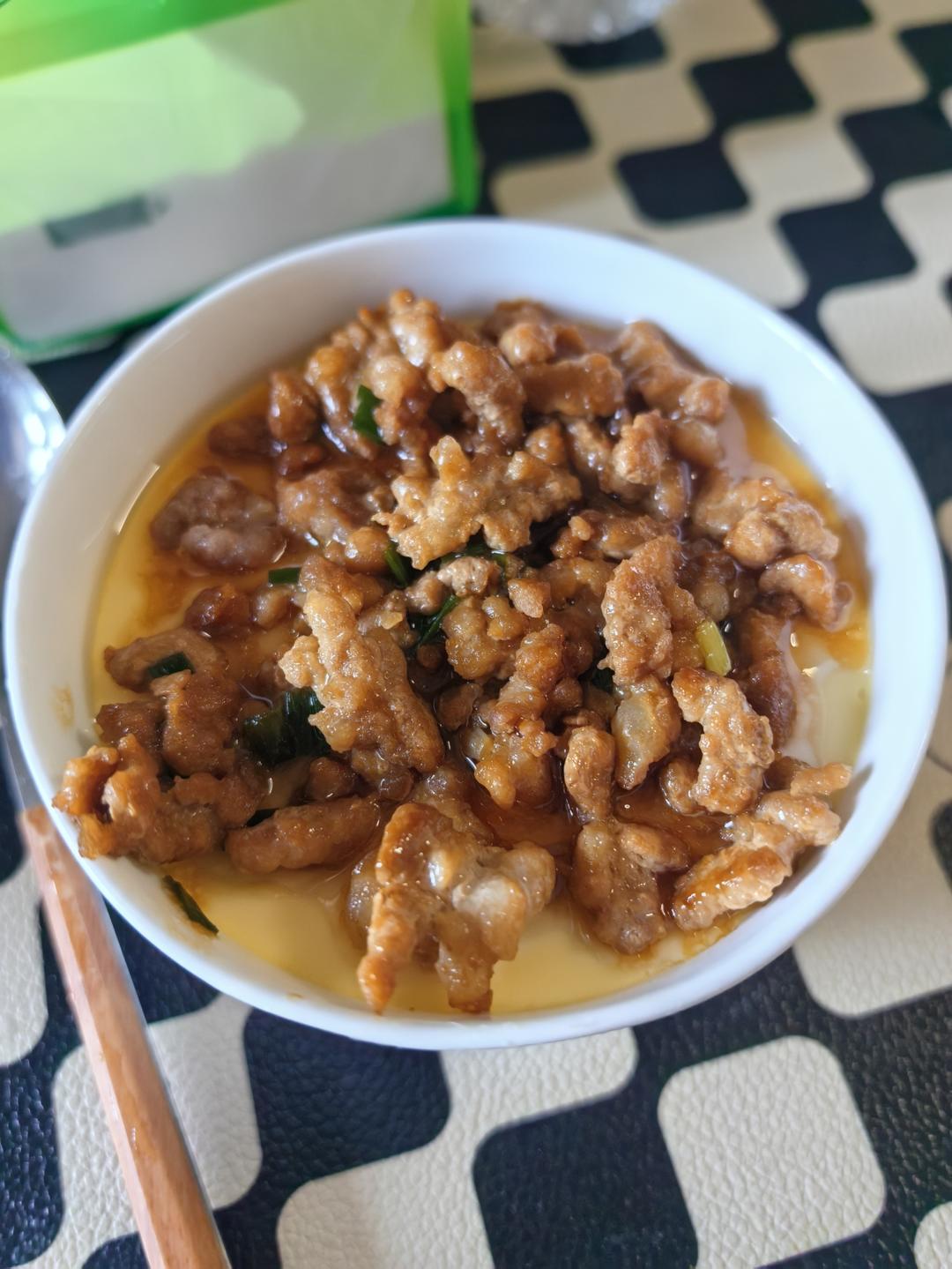 比布丁还要嫩！巨好吃又营养的肉末水蒸蛋