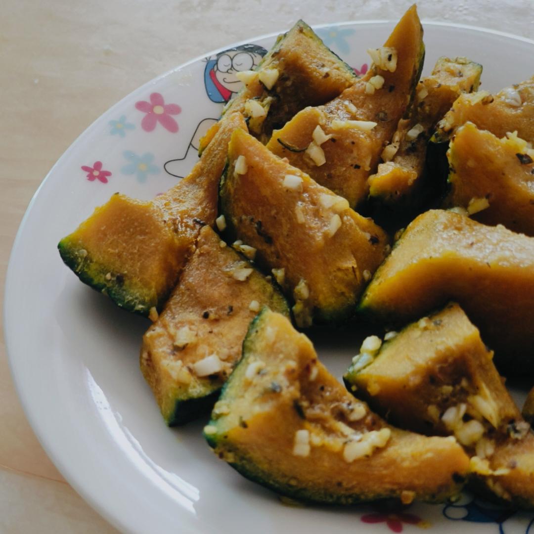 蒜香烤南瓜