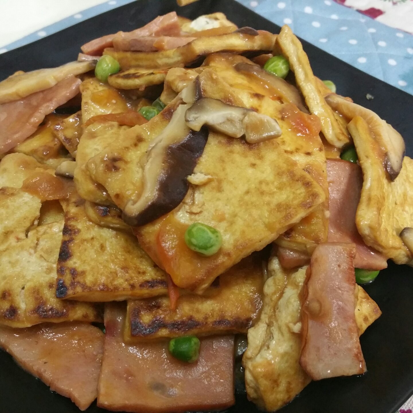 浇汁豆腐