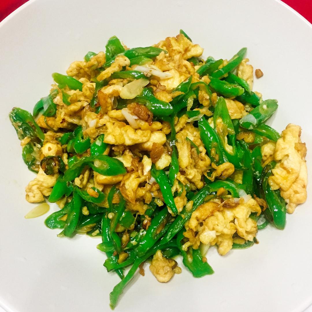 demi39做的青椒炒鸡蛋