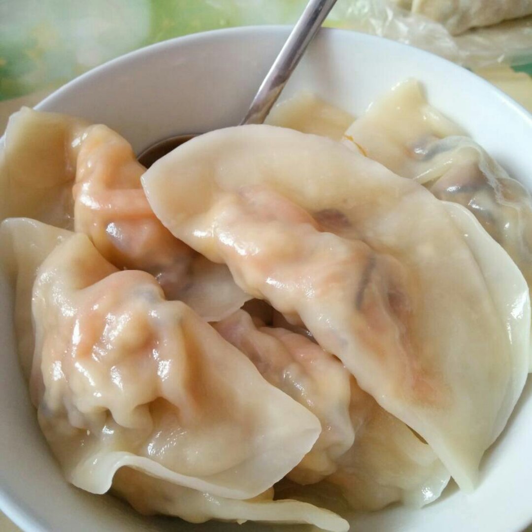 花姆做的鲜香豆腐素饺子