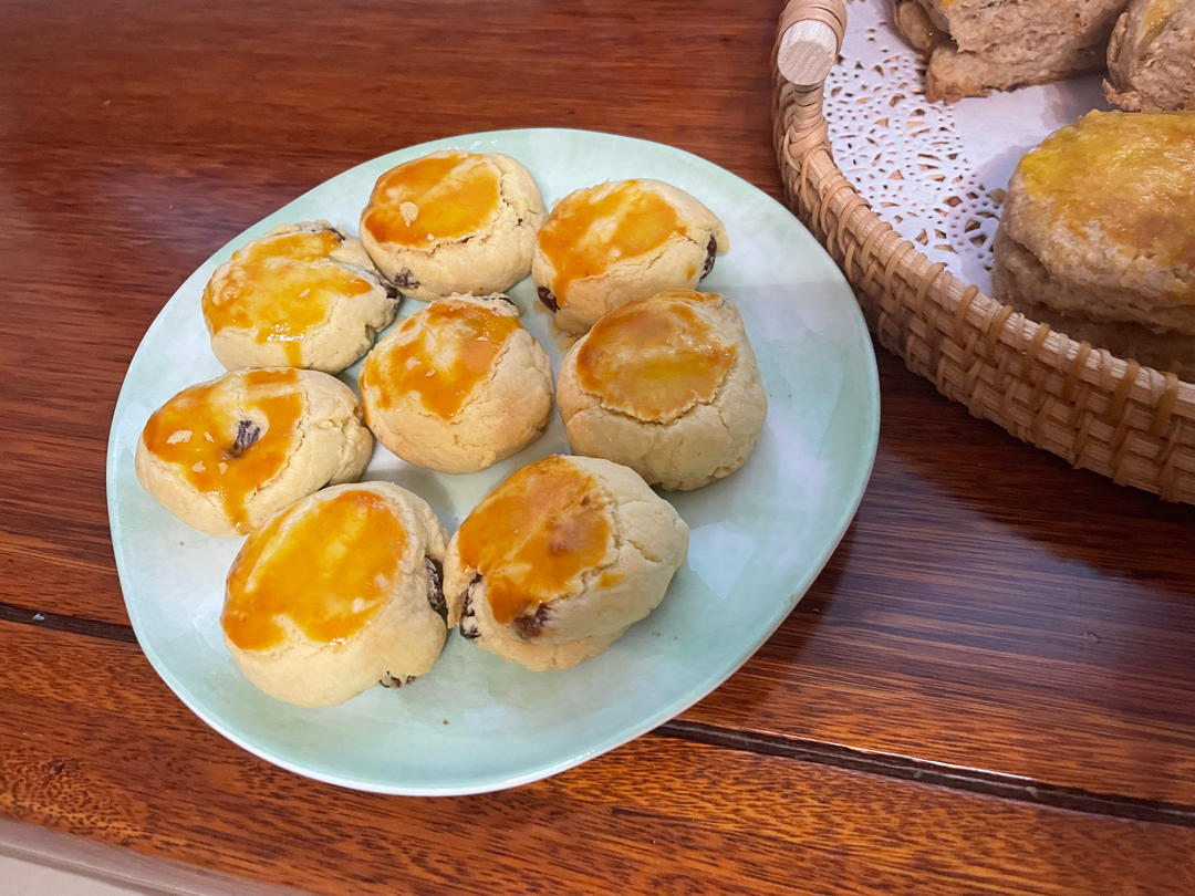 酥掉渣❗️奶香提子酥