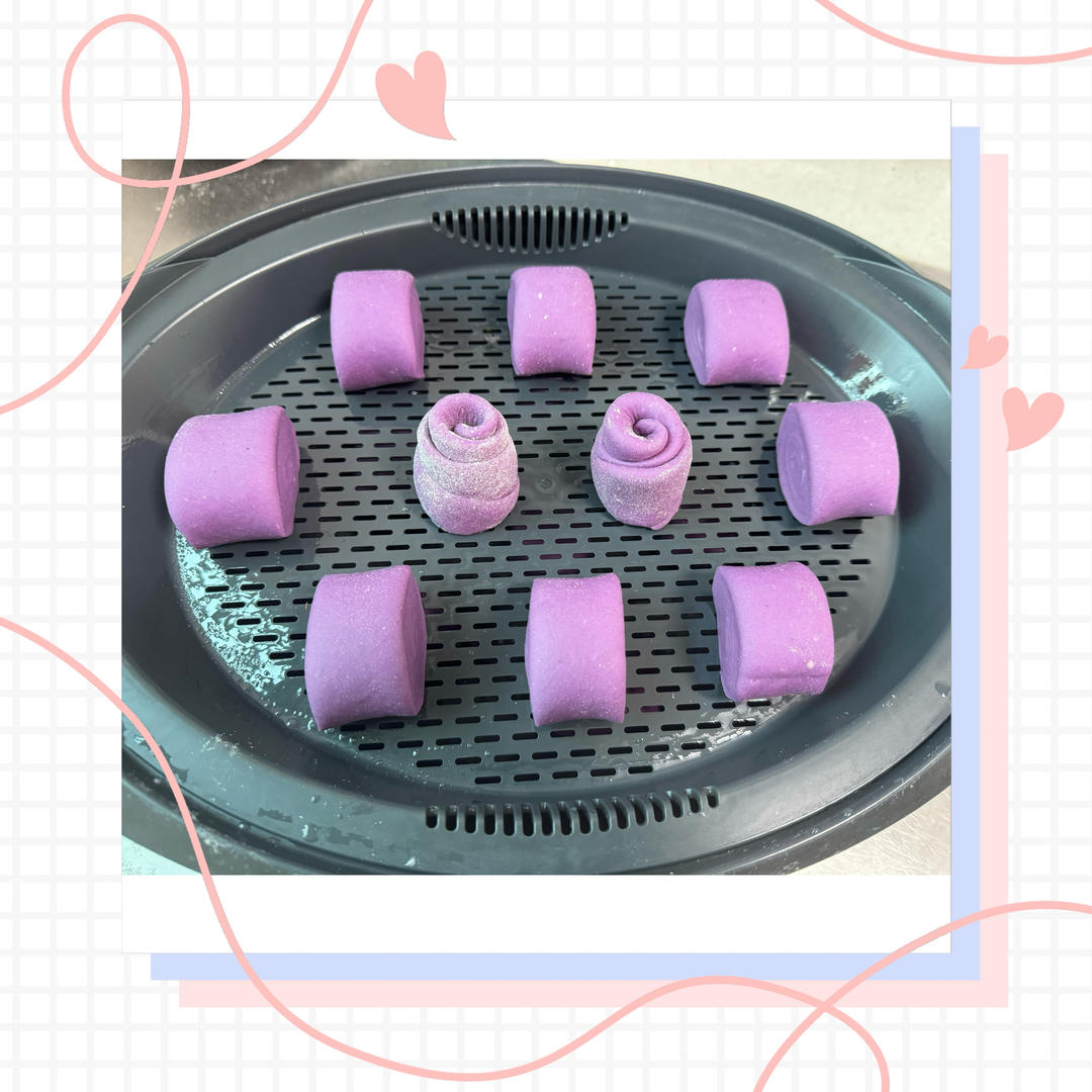 奶香紫薯馒头（一次性发酵）