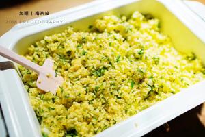 黄金青菜炒饭的做法 步骤6