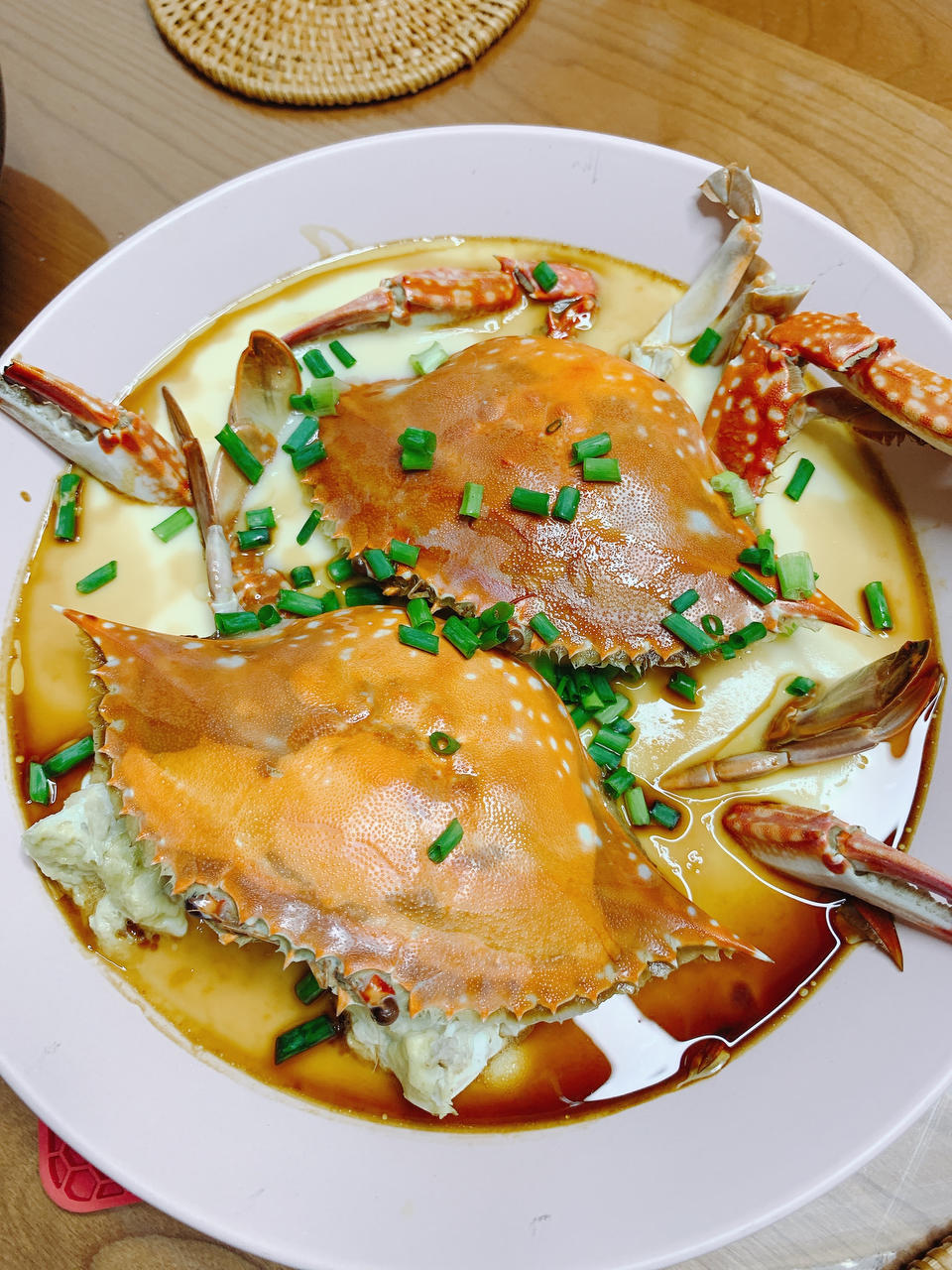 【0183】梭子蟹蒸水蛋 <302小厨房>