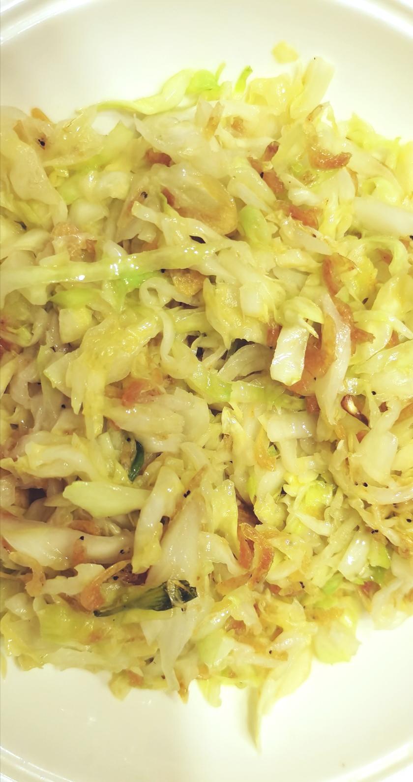 快手菜虾皮包心菜