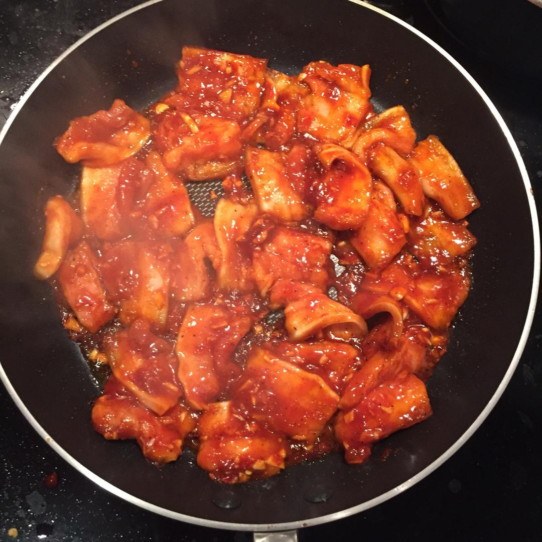 韩式辣炒猪肉（拌饭）