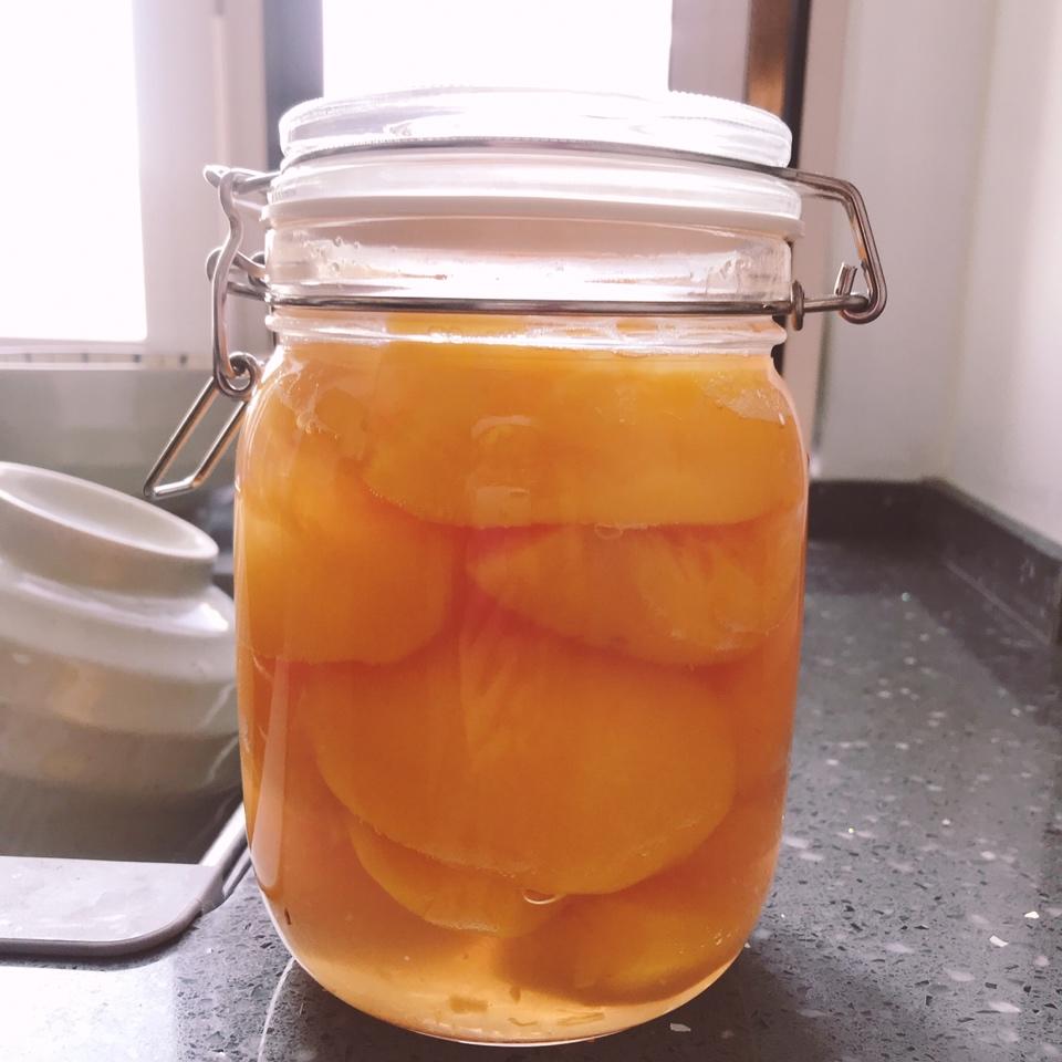 自制黄桃罐头