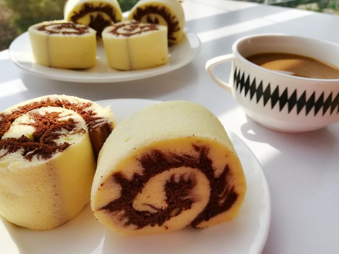 可可旋风蛋糕卷（视频）