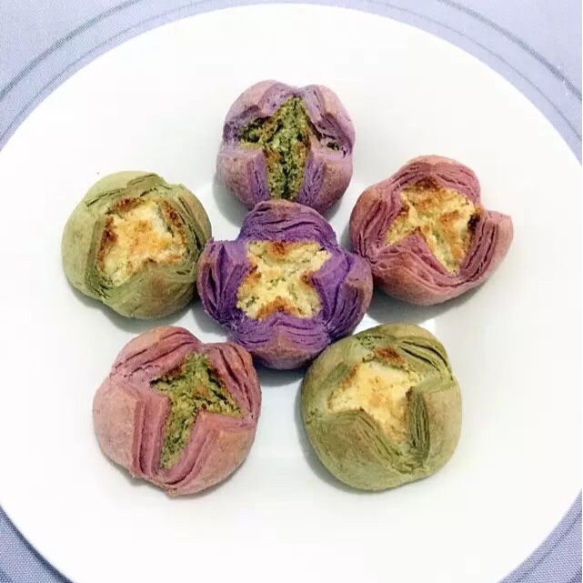 花开富贵之四种口味的椰蓉开口酥