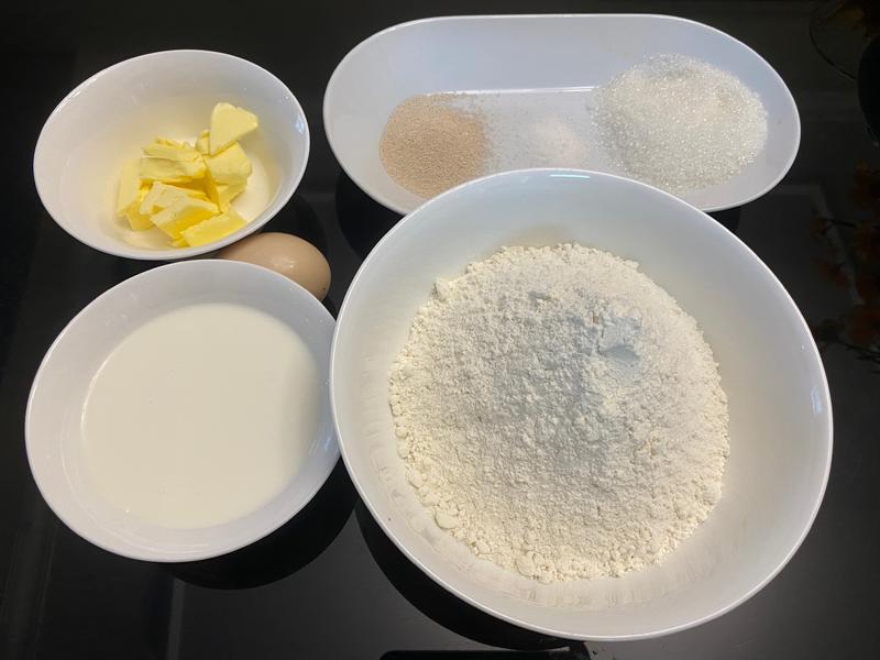 纯奶手撕吐司的做法 步骤1