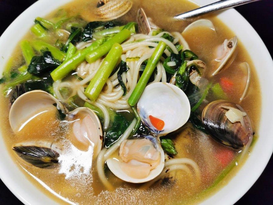 圆夜夜做的花蛤蜊汤面—-一碗让您销魂的面