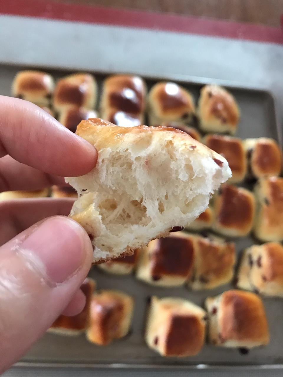 蔓越莓优格小面包块