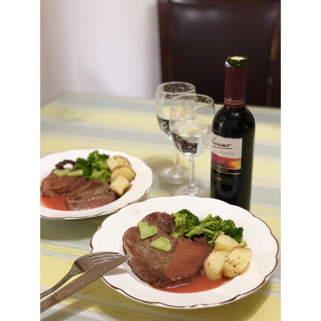 黑椒牛排