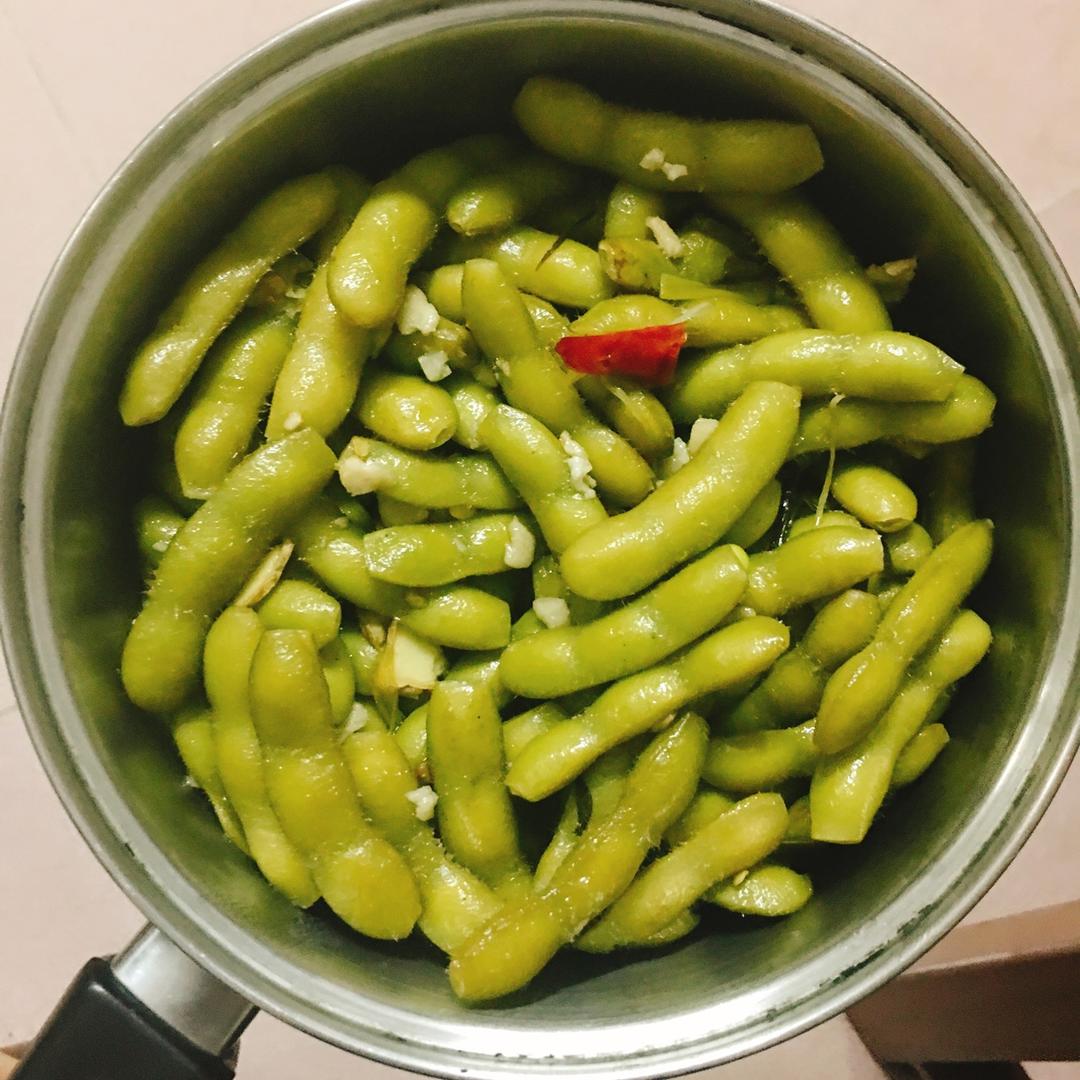 香辣煮毛豆.五香毛豆