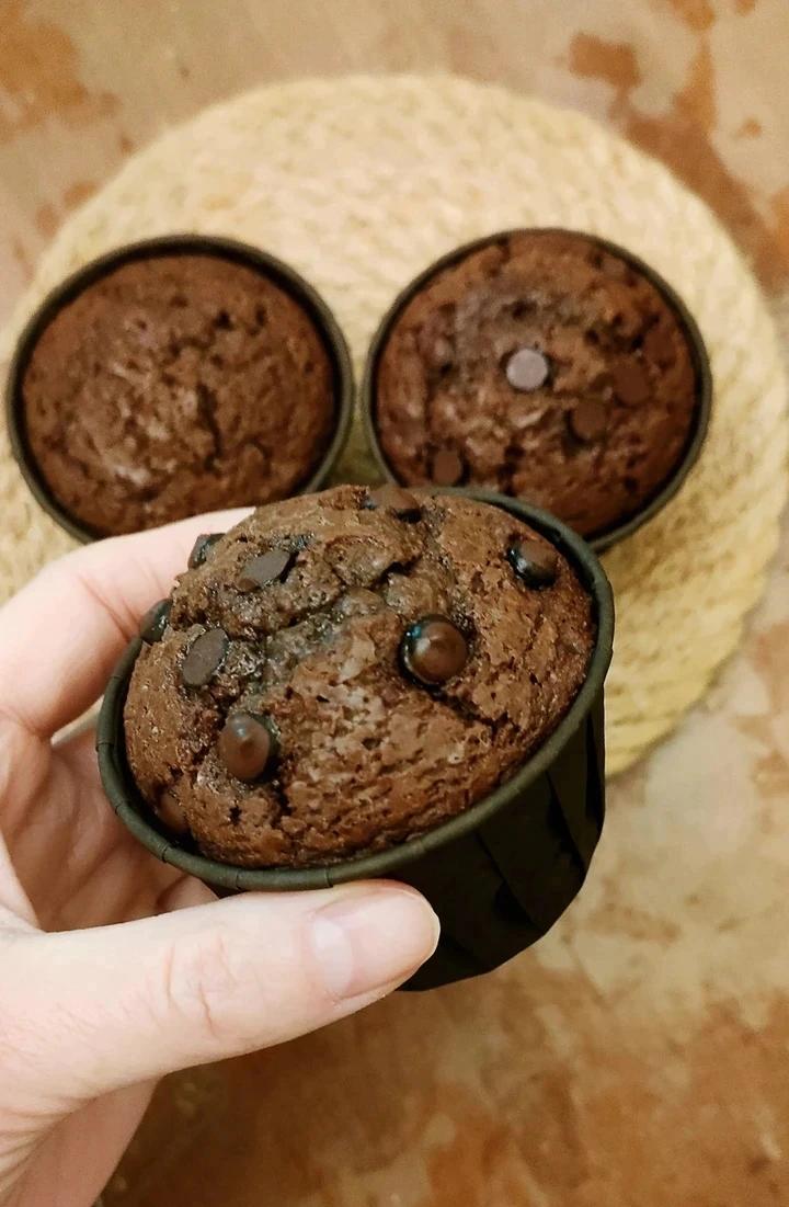 在家做巧克力蘑菇头麦芬蛋糕🍫