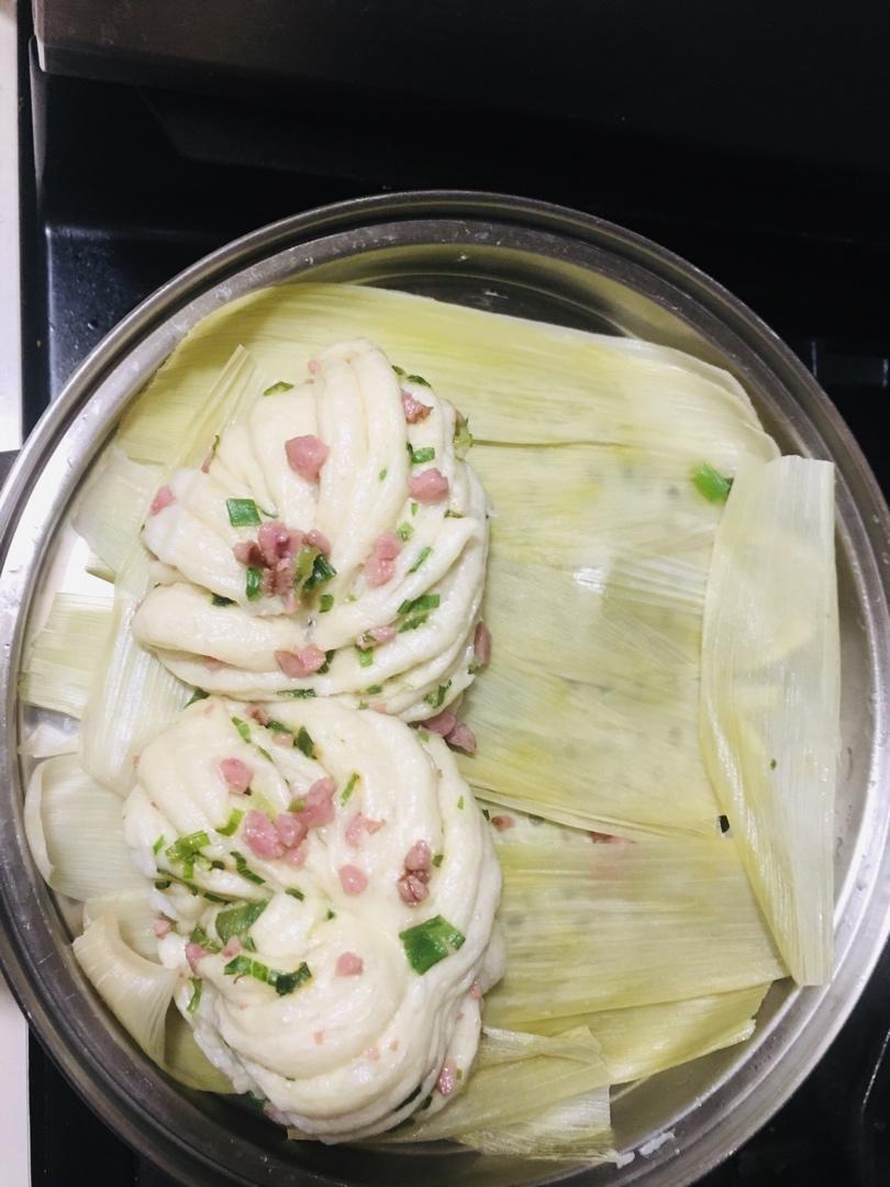 葱油花卷，一根筷子卷出漂亮的造型