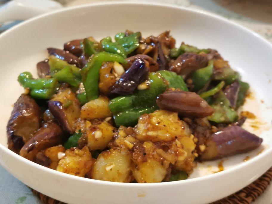 极简少油地三鲜