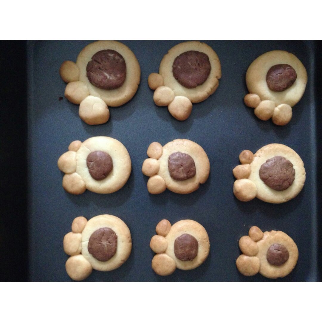 可爱的布朗熊饼干做法