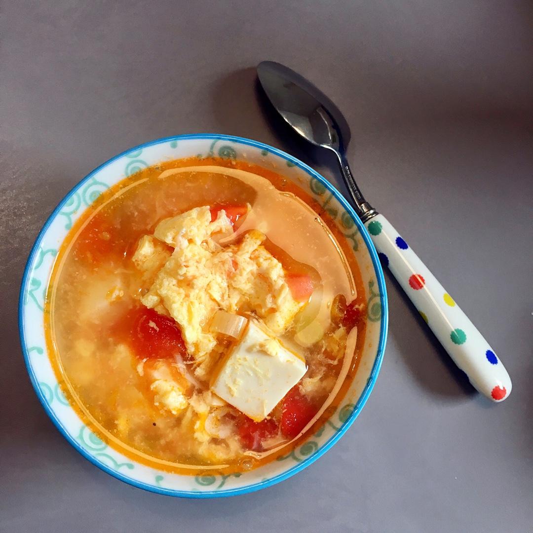 【减脂达人】高蛋白低碳水の好味番茄豆腐羹