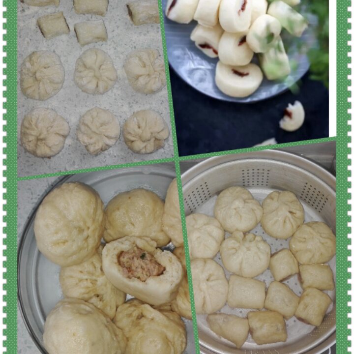 家庭手工肉馅大包子