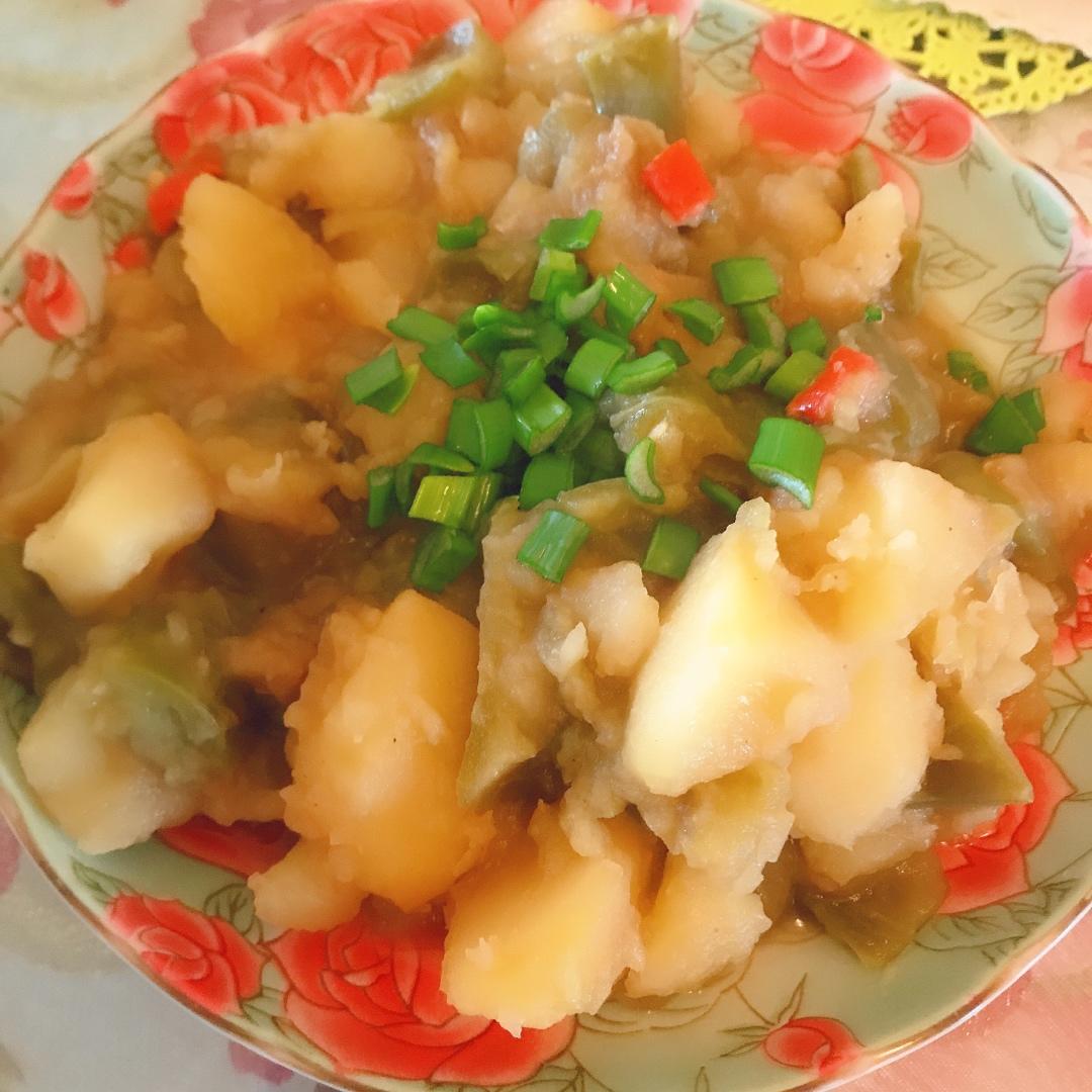 土豆炖茄子
