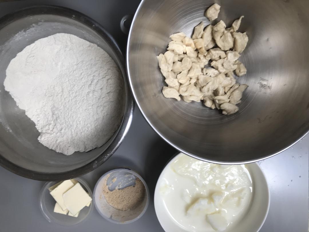 纯奶手撕吐司的做法 步骤1