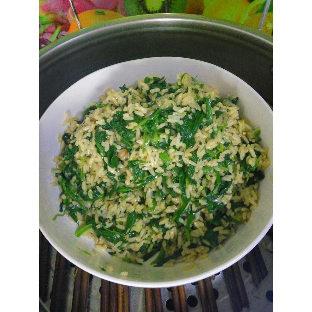 菠菜炒饭