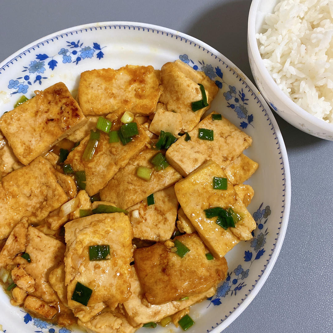 蚝油嫩豆腐