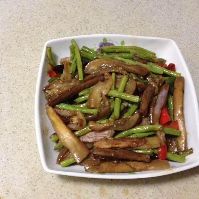 豆角烧茄子