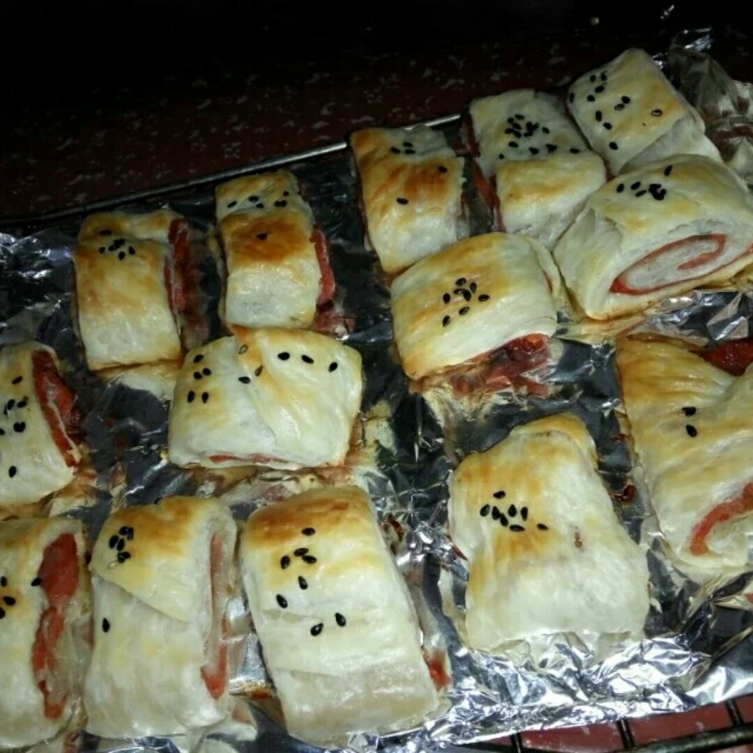 酥皮培根卷