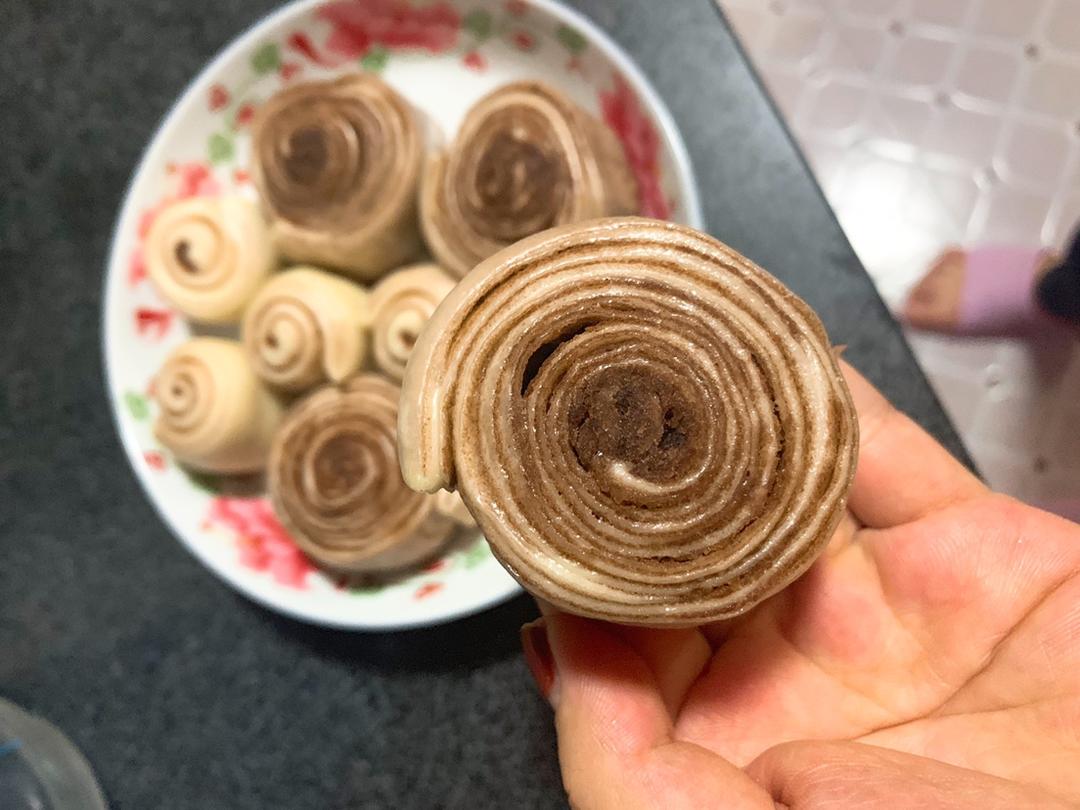 红豆红糖手撕馒头【压面机版】