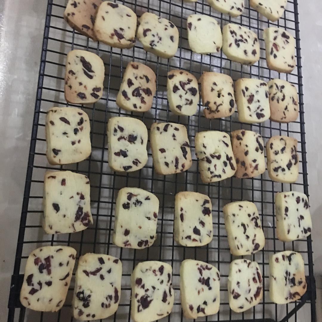 低糖少油版蔓越莓饼干