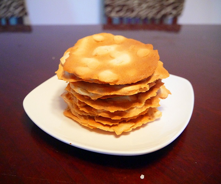 柠檬小兔砸做的杏仁脆饼