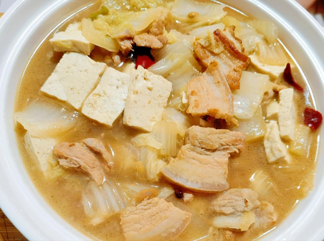 白菜炖土豆