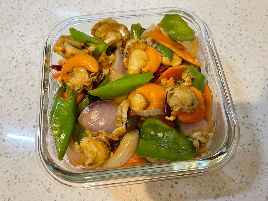 家常小炒扇贝肉