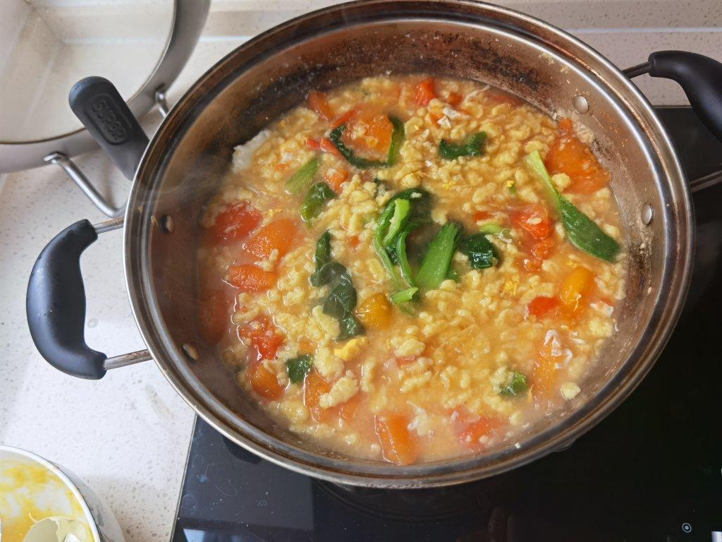 简单早餐-疙瘩汤