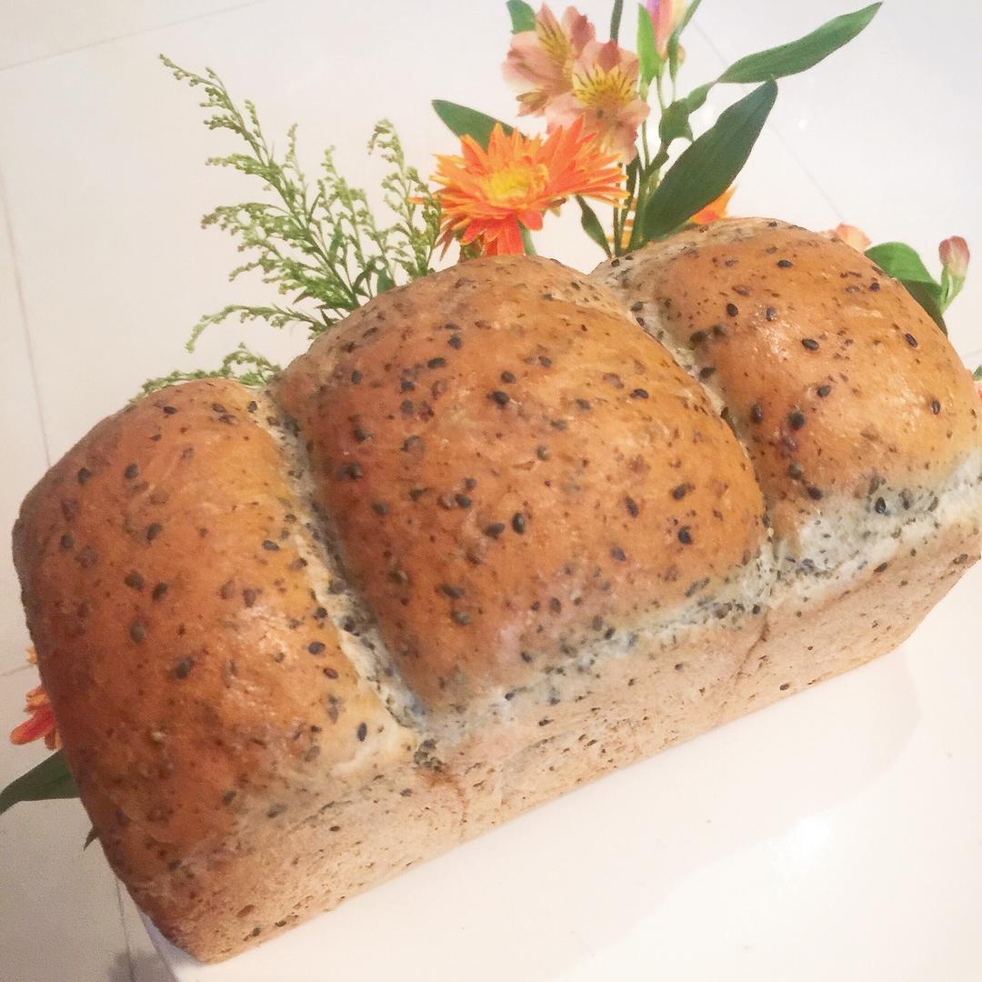 中种法 要传家的黑芝麻吐司