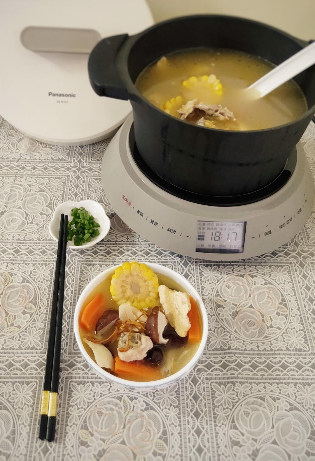 松茸炖土鸡【松下分体式饭煲】