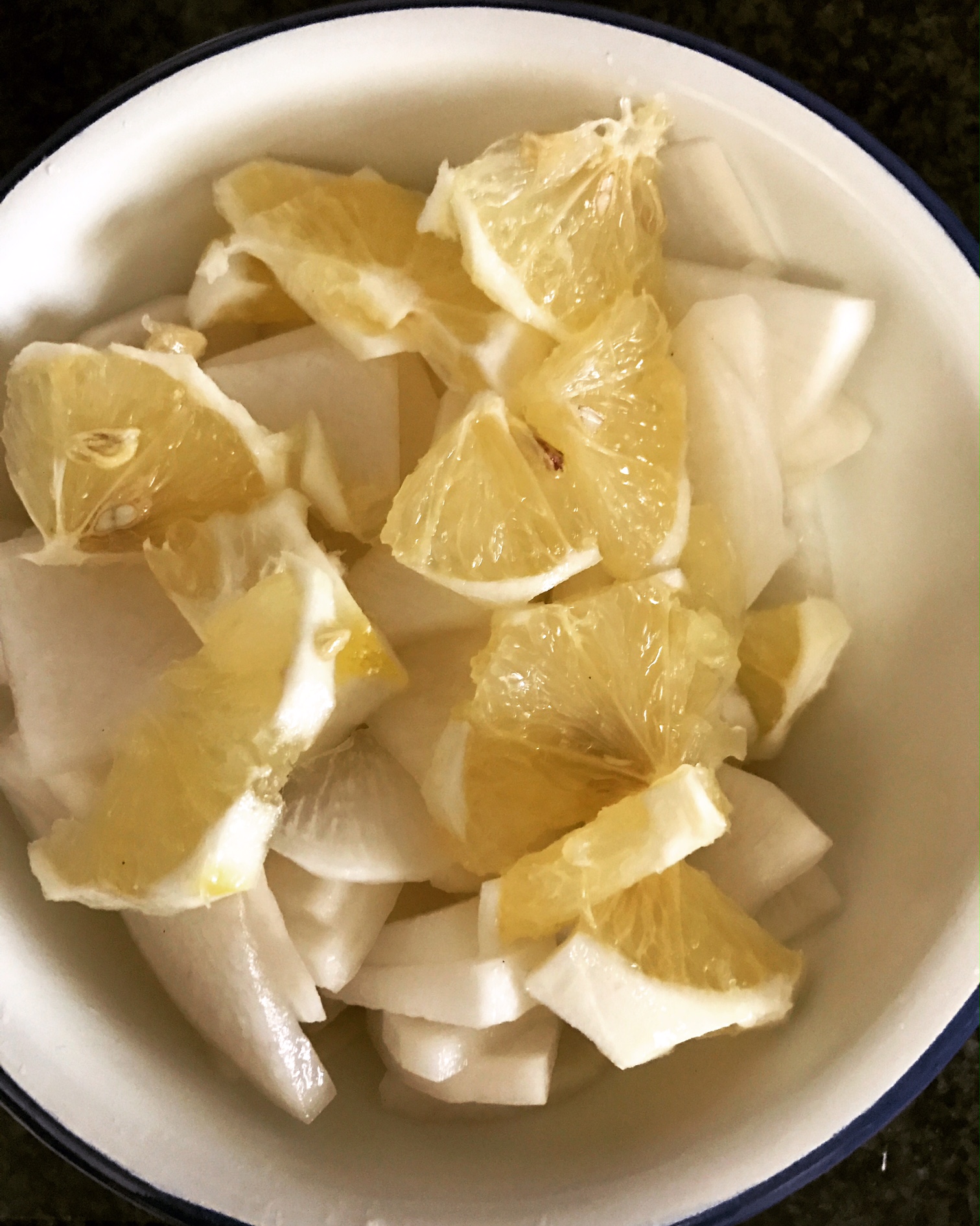 柠檬腌萝卜的做法