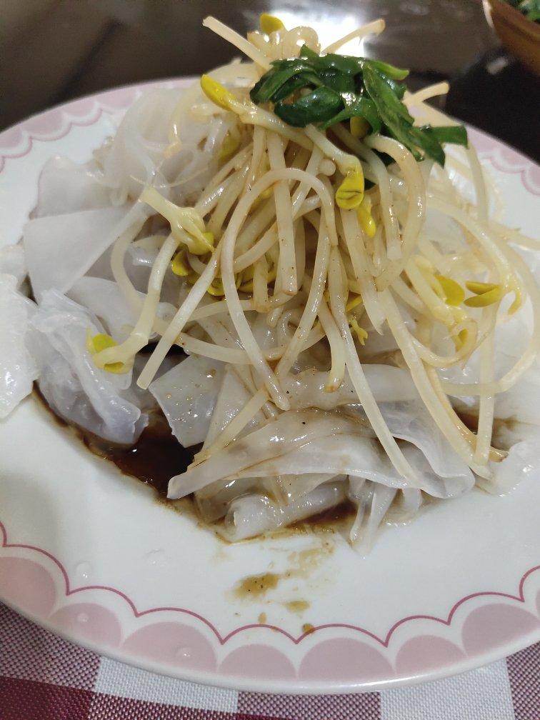 远去的山2017做的绿豆凉皮