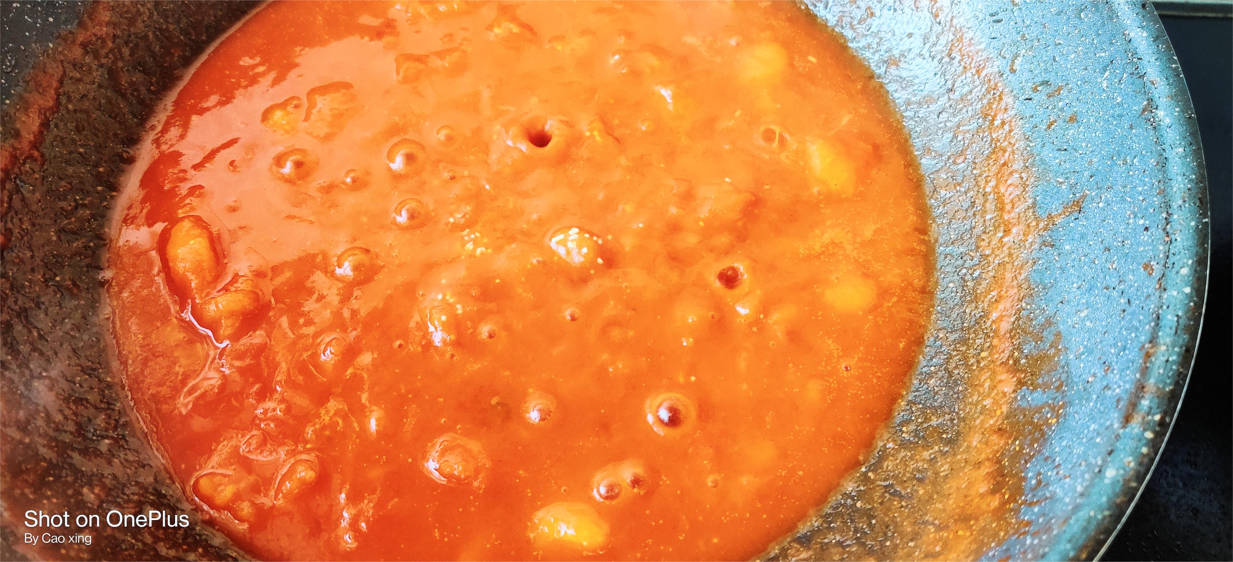 家庭自制番茄锅底的做法 步骤9