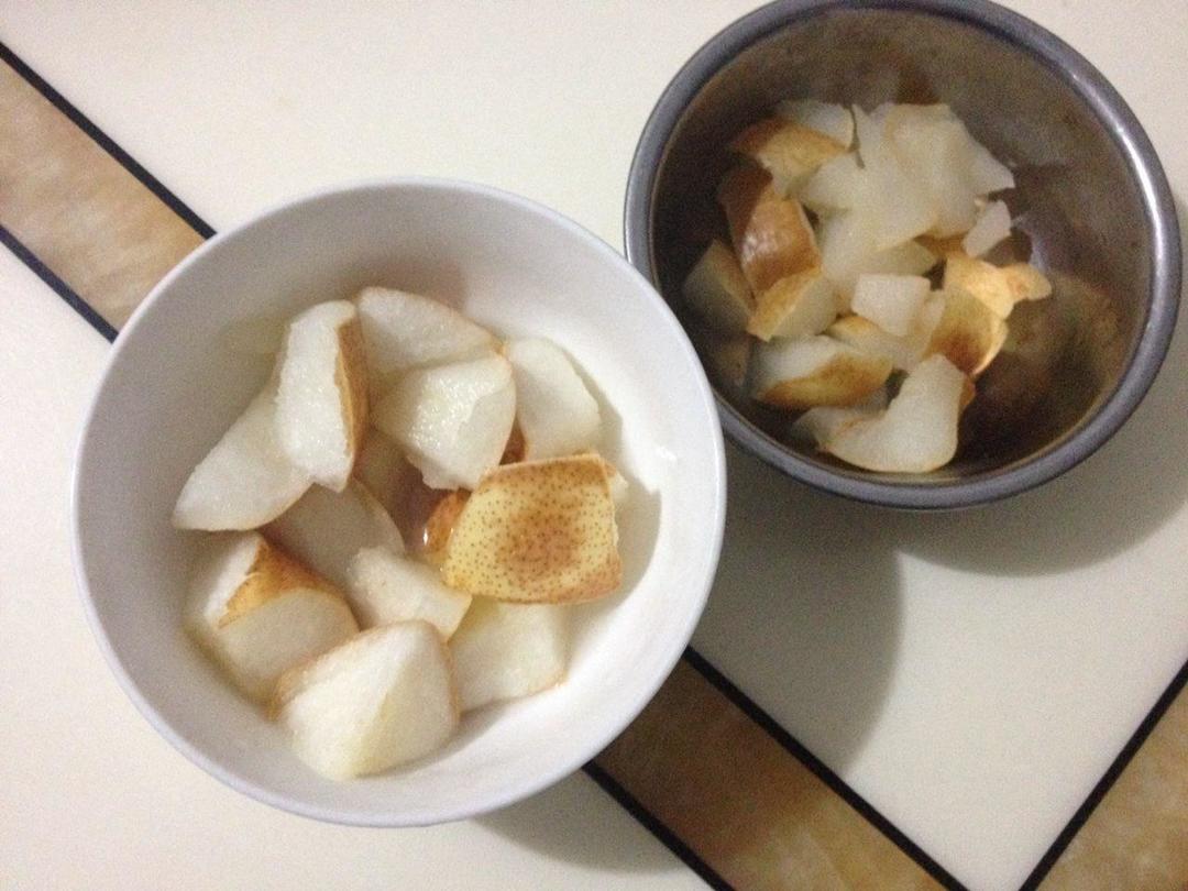 盐煮雪梨