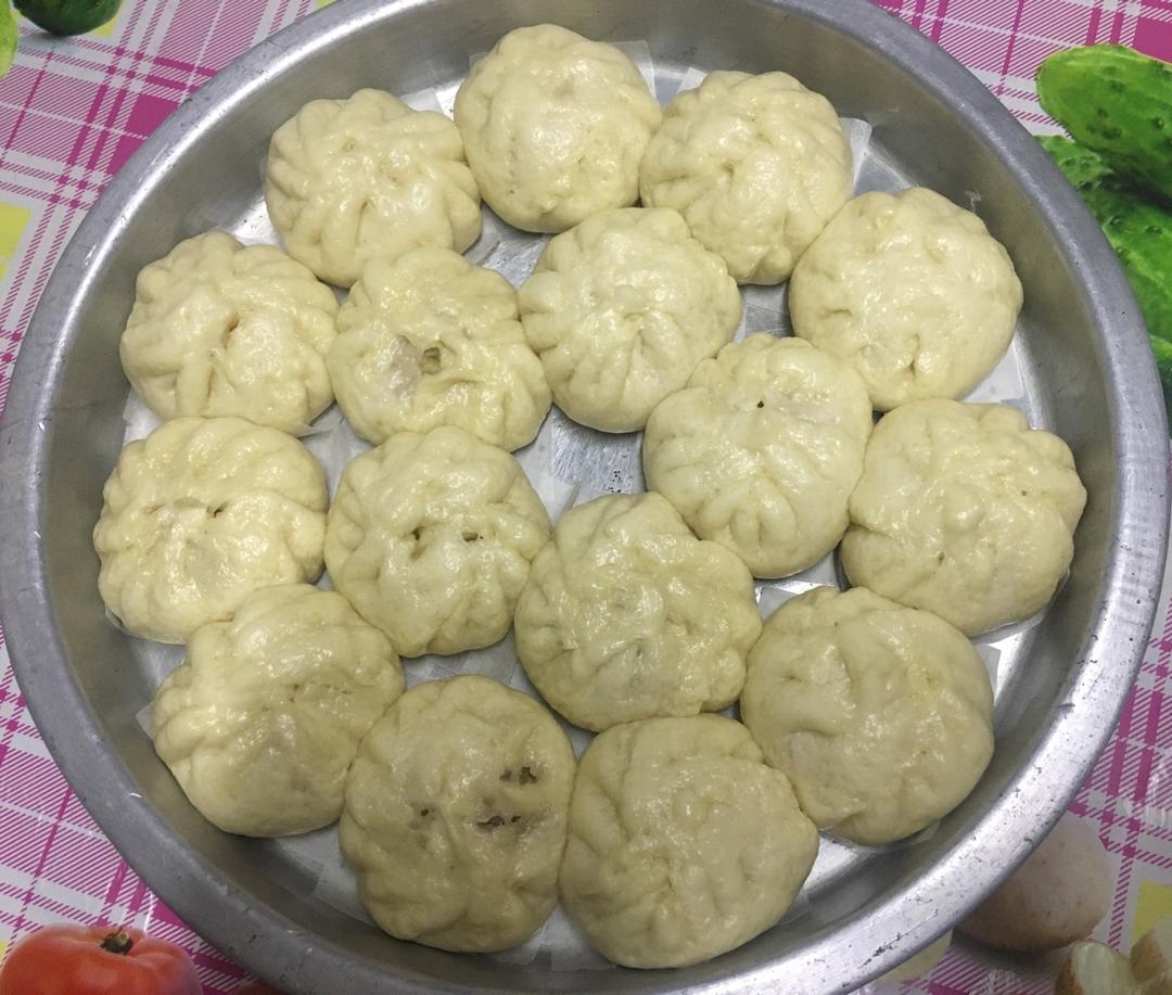 手工包子（肚脐包）
