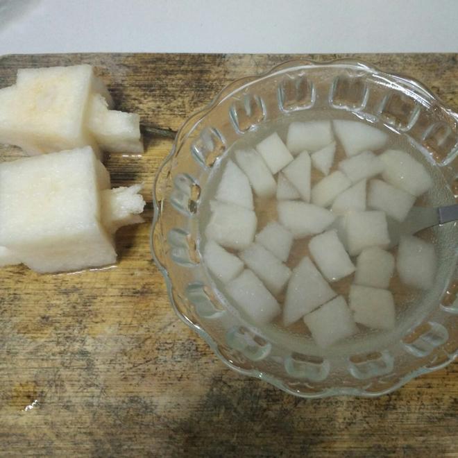 冰糖土梨的做法