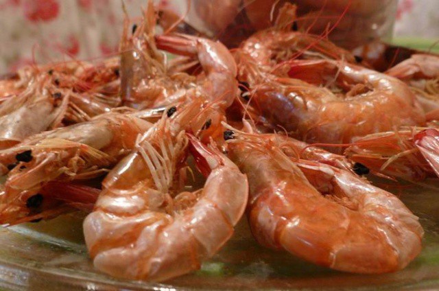 自制盐烤虾