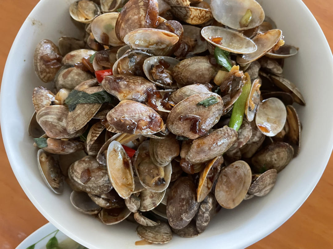 秒杀路边摊‼️巨好吃的爆炒花甲‼️辣炒花蛤