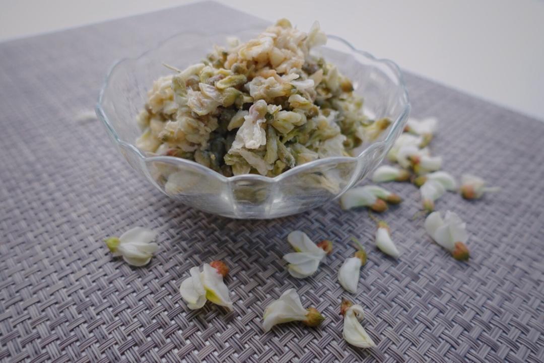 槐花麦饭－春天的味道