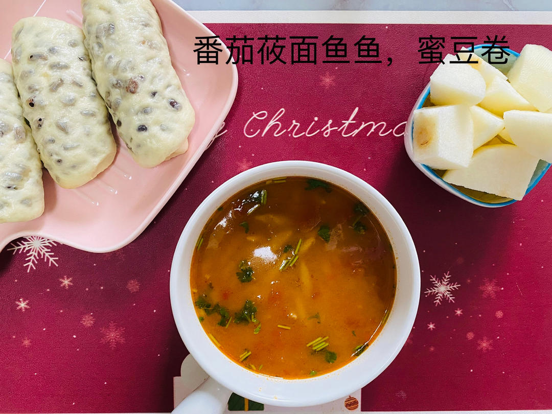 蜜豆卷馒头
