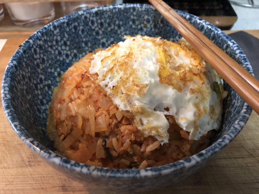 辣白菜五花肉炒饭